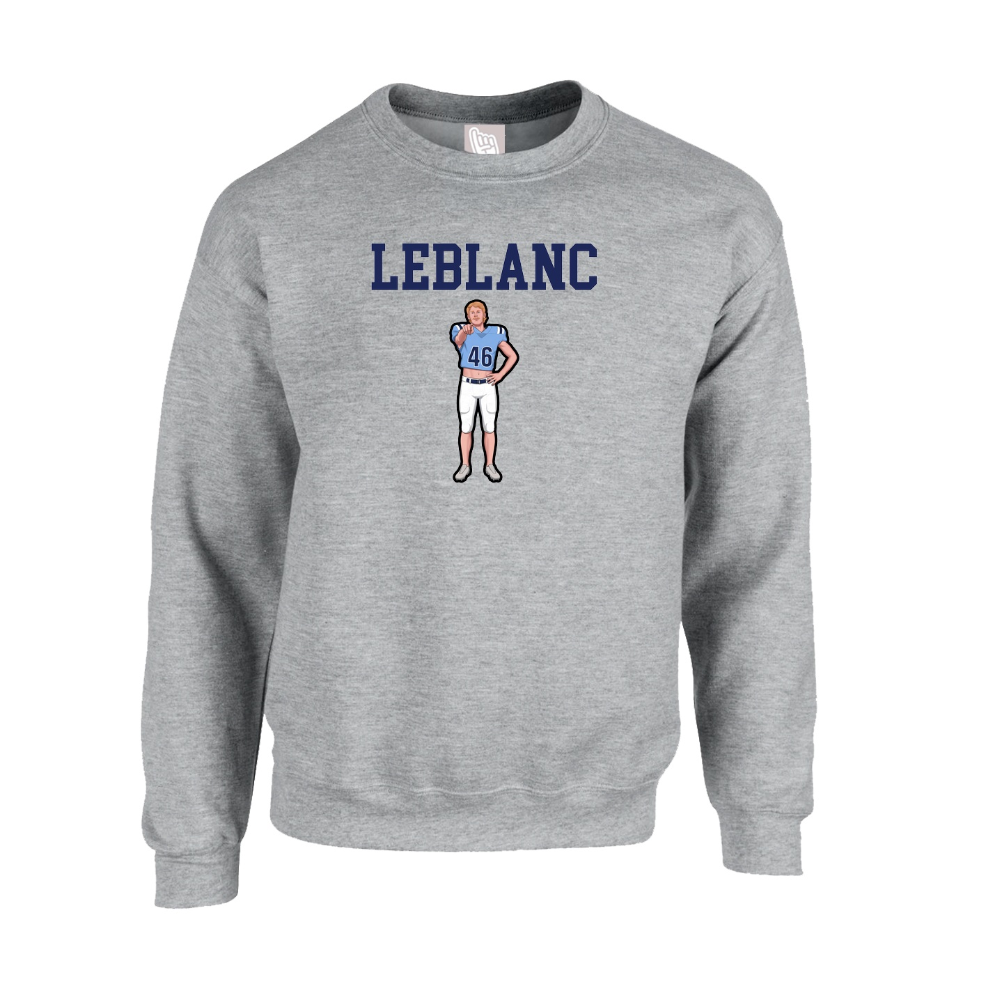 Fleece Crew — Shirsey in Grey