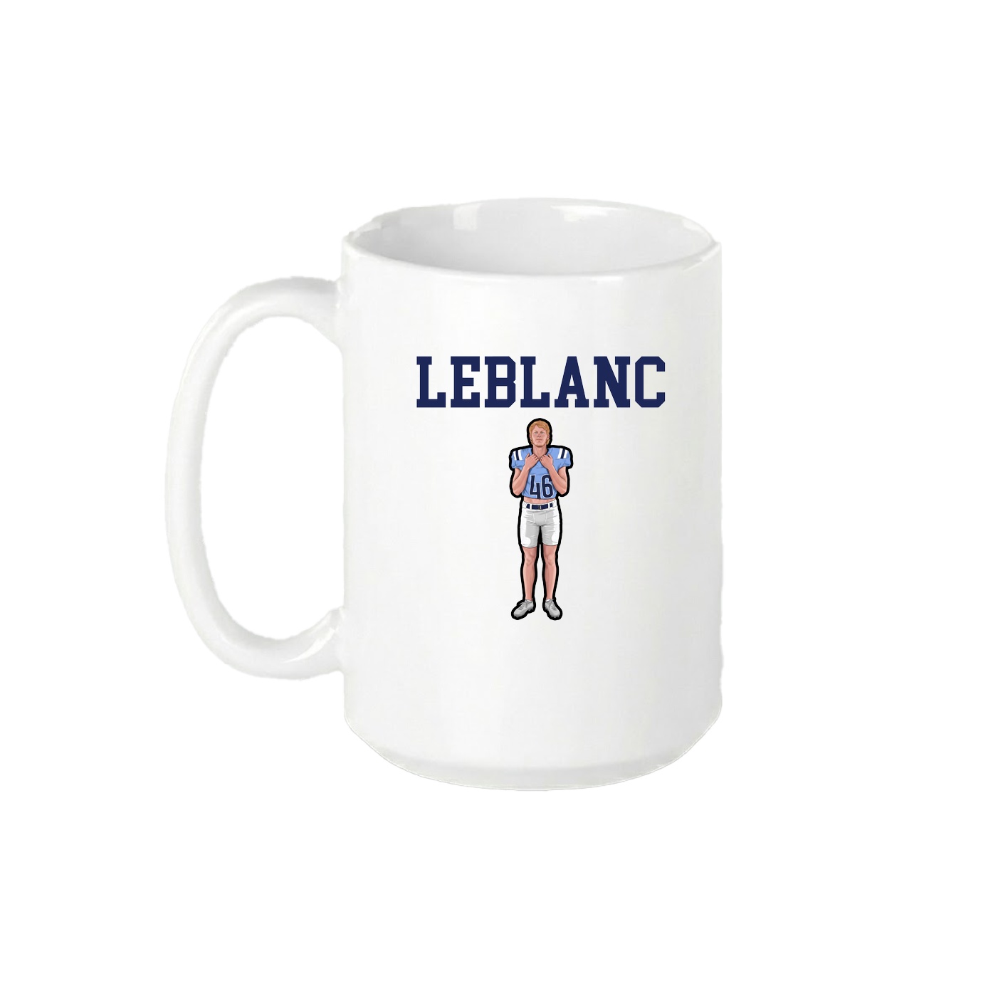 15oz Coffee Mug — Shirsey in White