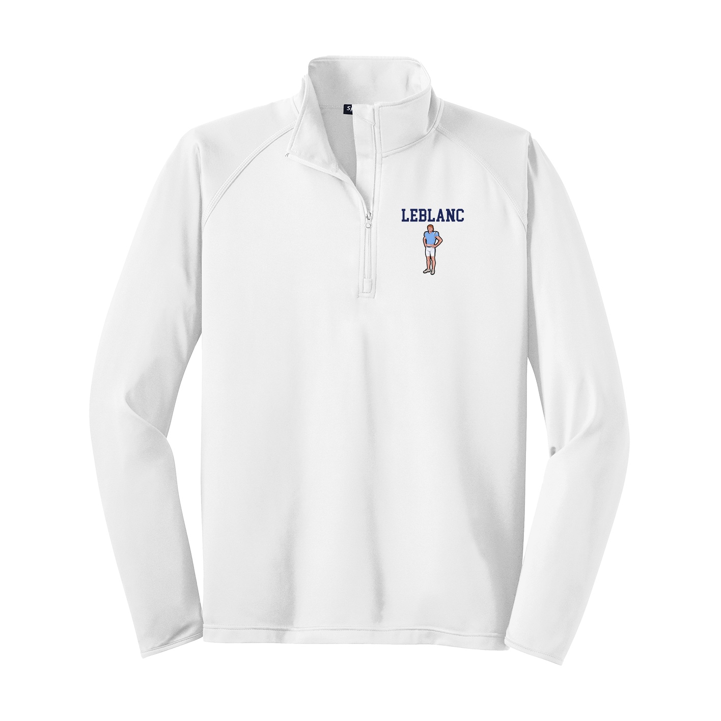 Q-Zip Pullover — Shirsey in White