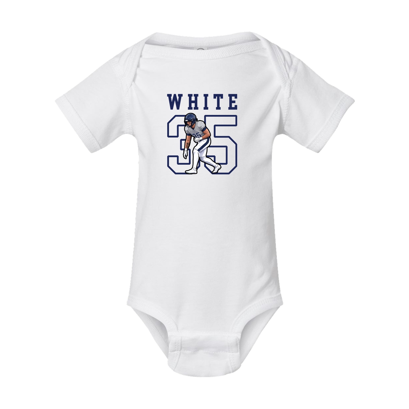Baby Onesie — Shirsey in White