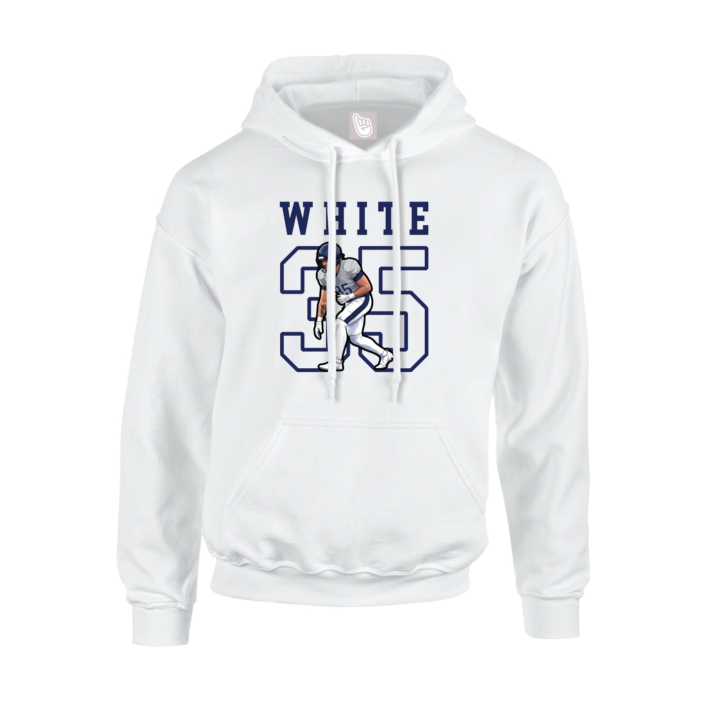 Youth Hoodie — Shirsey in White