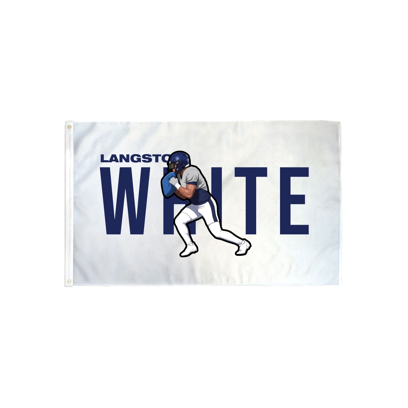 3x5 Flag — Player Name in Classic