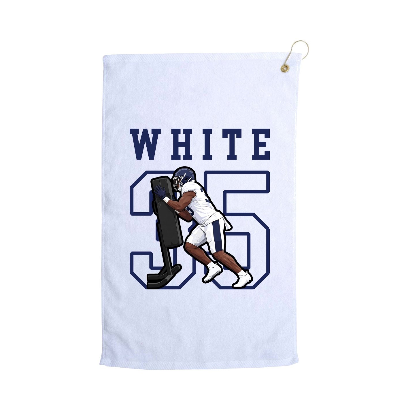 Golf Towel — Shirsey in White