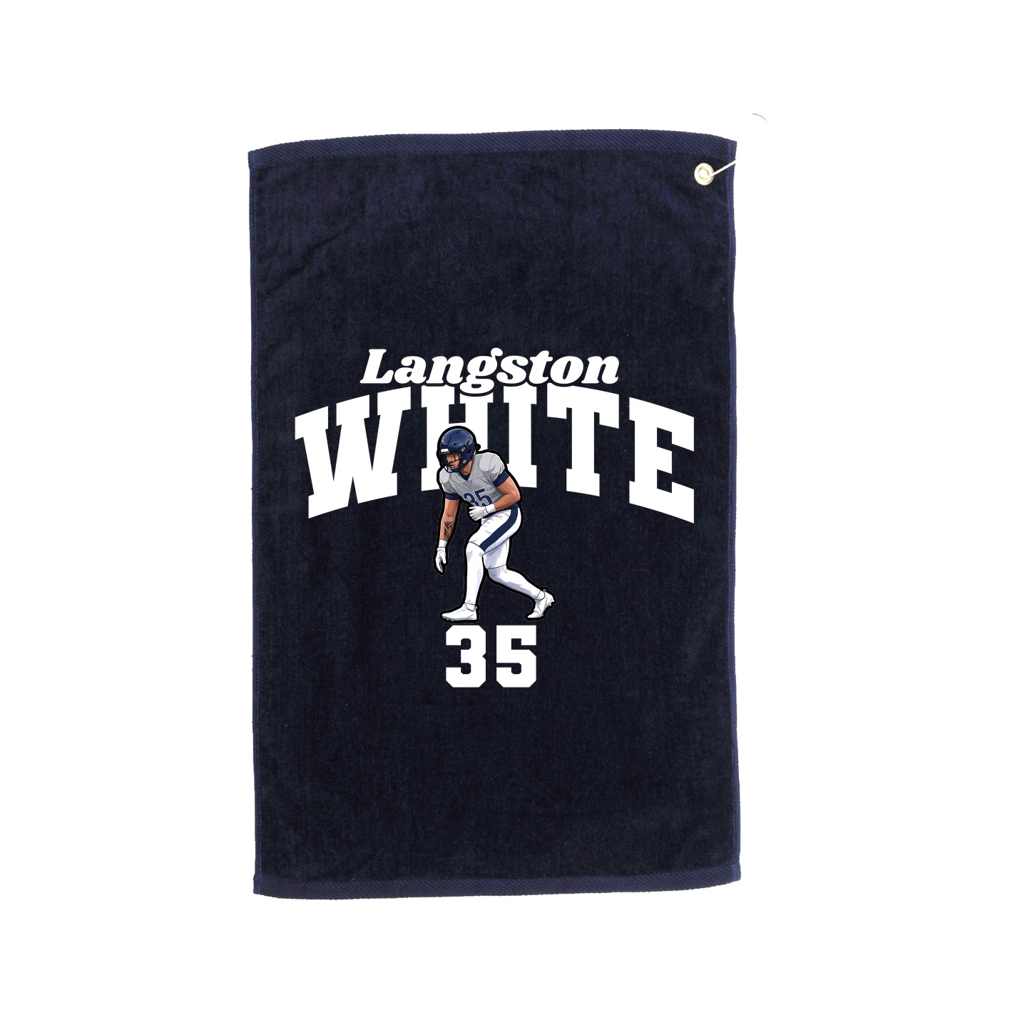 Golf Towel — Signature Arch in Navy