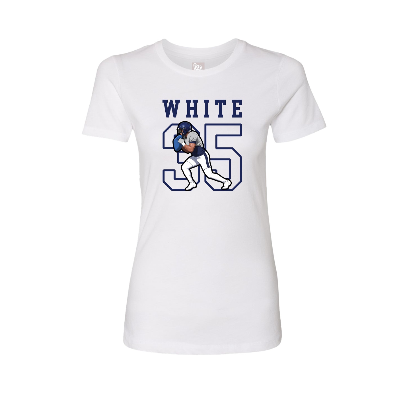 Fitted Women's Tee — Shirsey in White