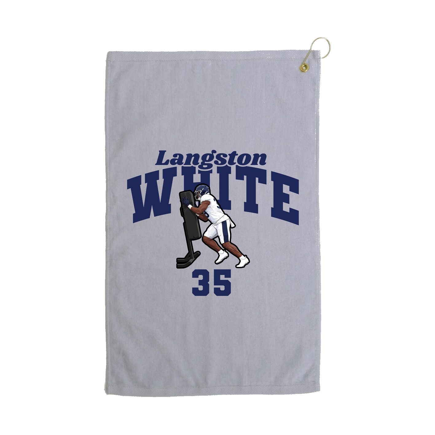 Golf Towel — Signature Arch in Grey