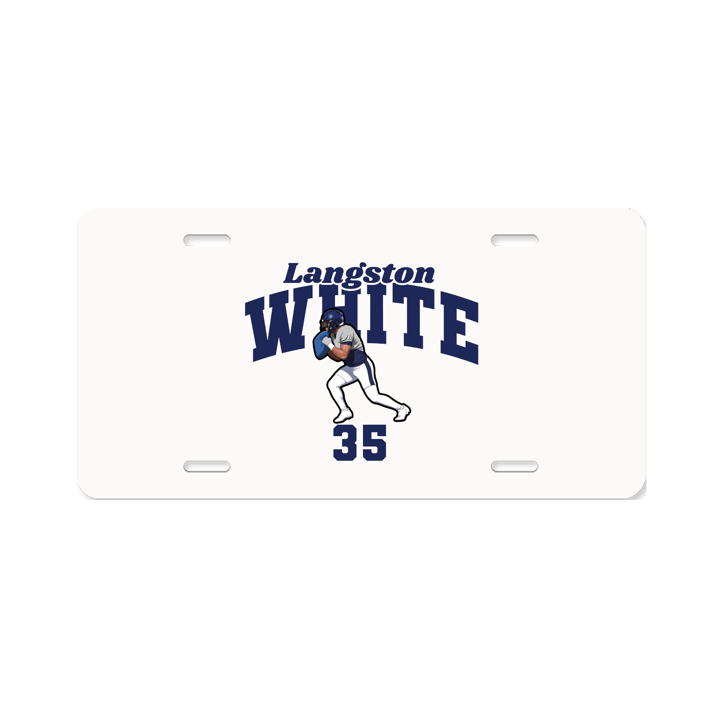 License Plate — Signature Arch in Classic