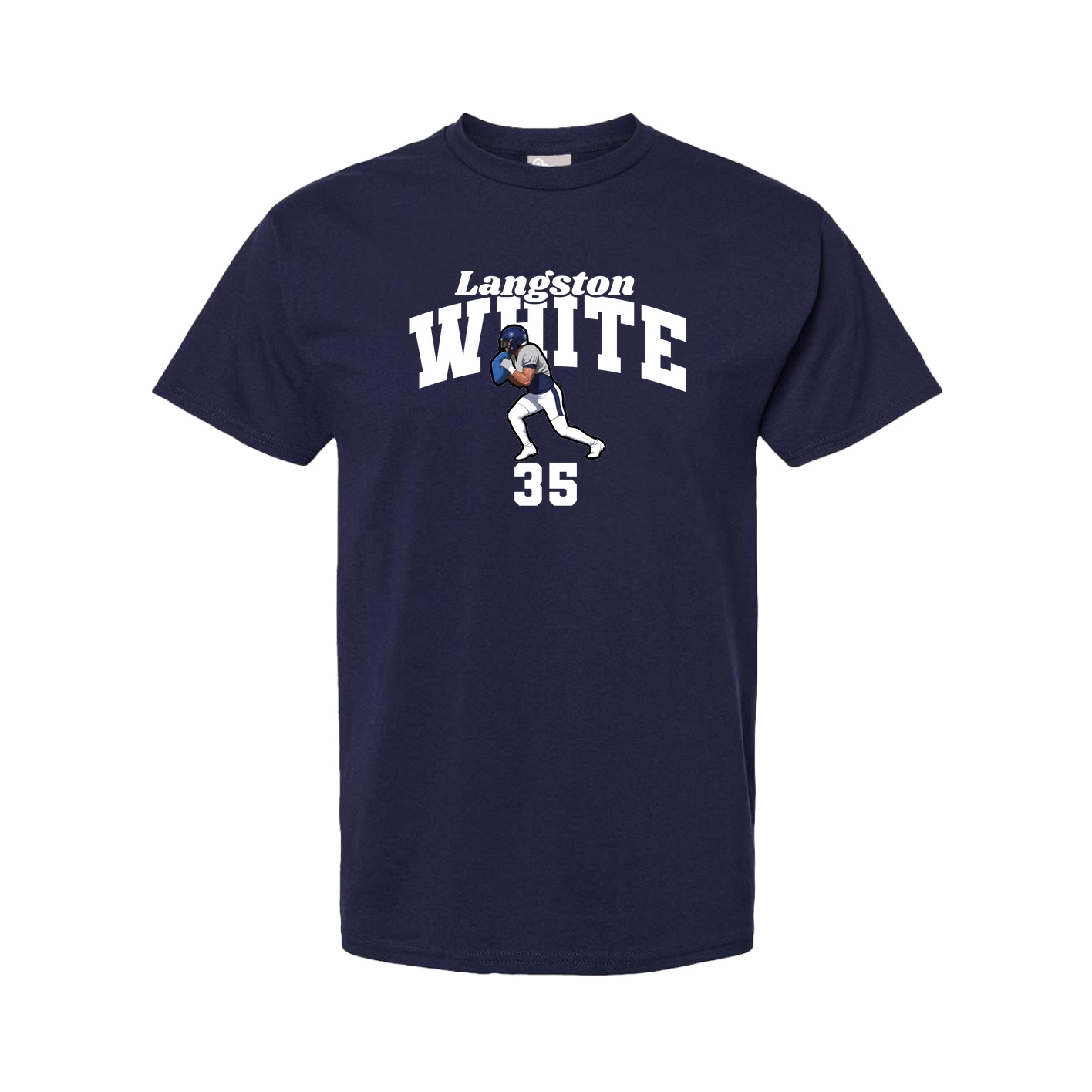 Youth Tee — Signature Arch in Navy