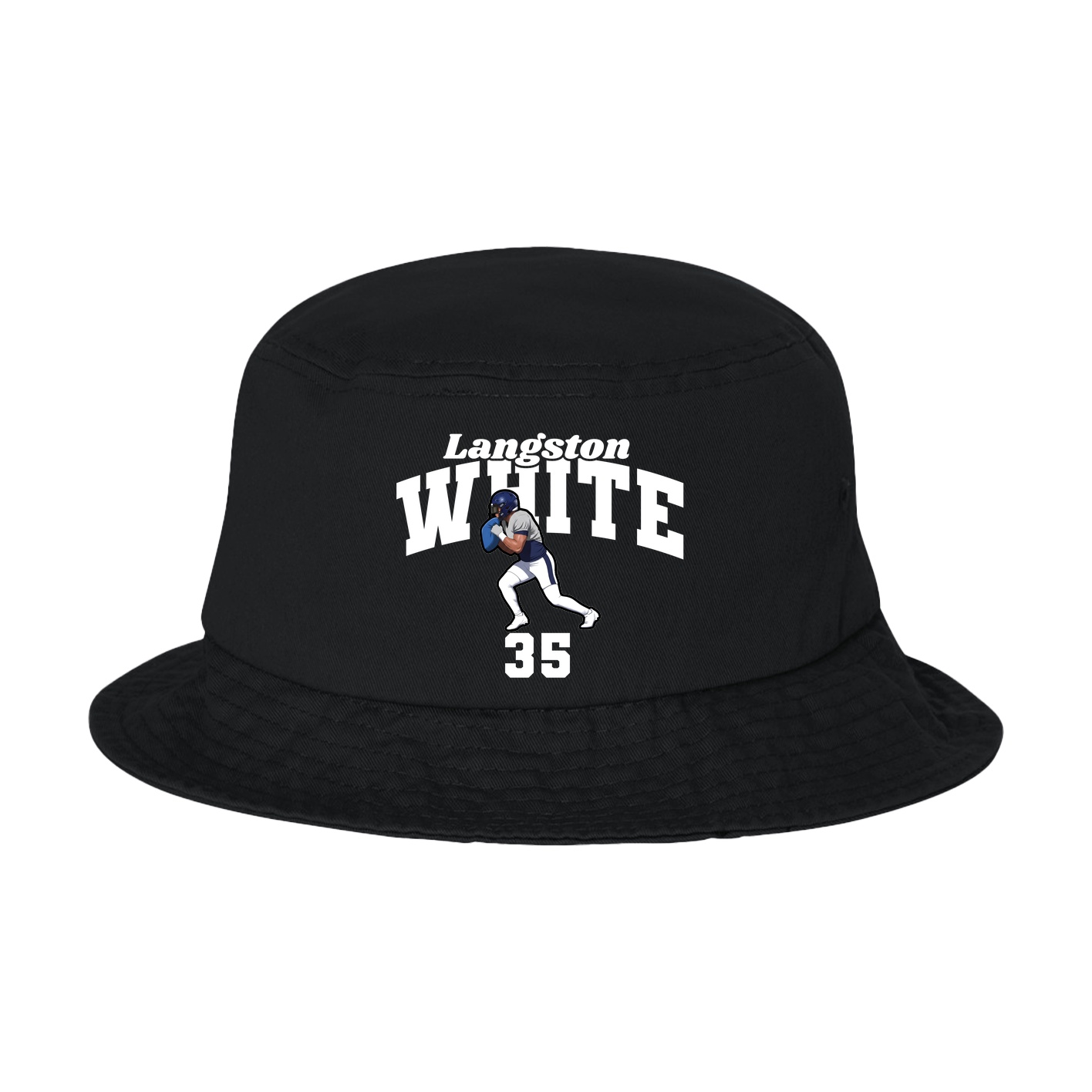 Bucket Cap — Signature Arch in Black