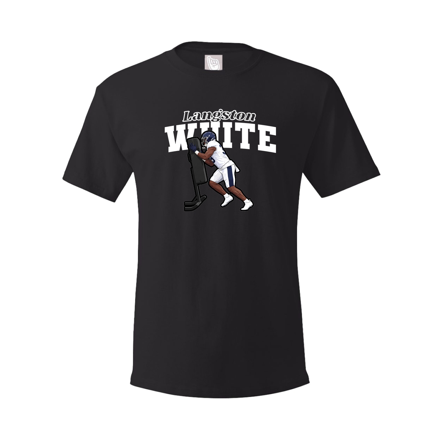 Youth Tee — Name Arch in Black