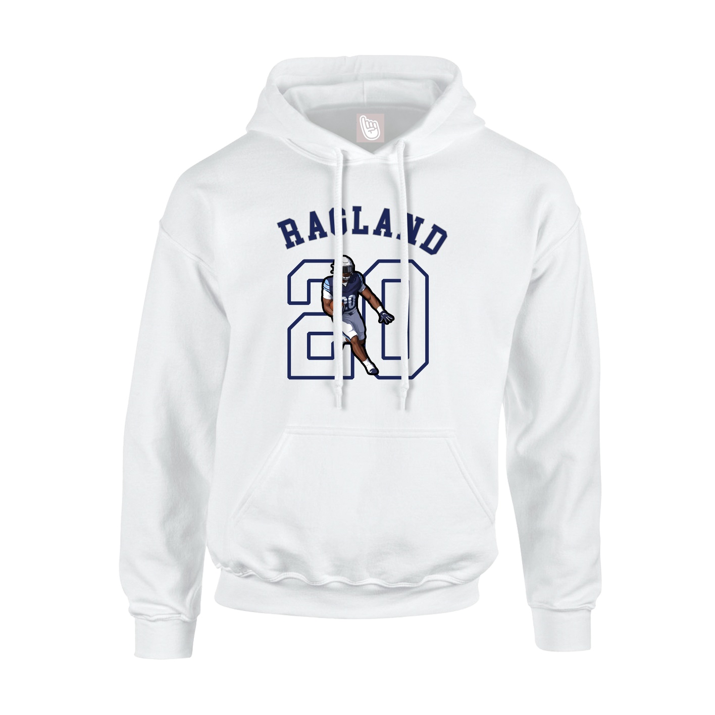Hoodie — Shirsey Arch in White