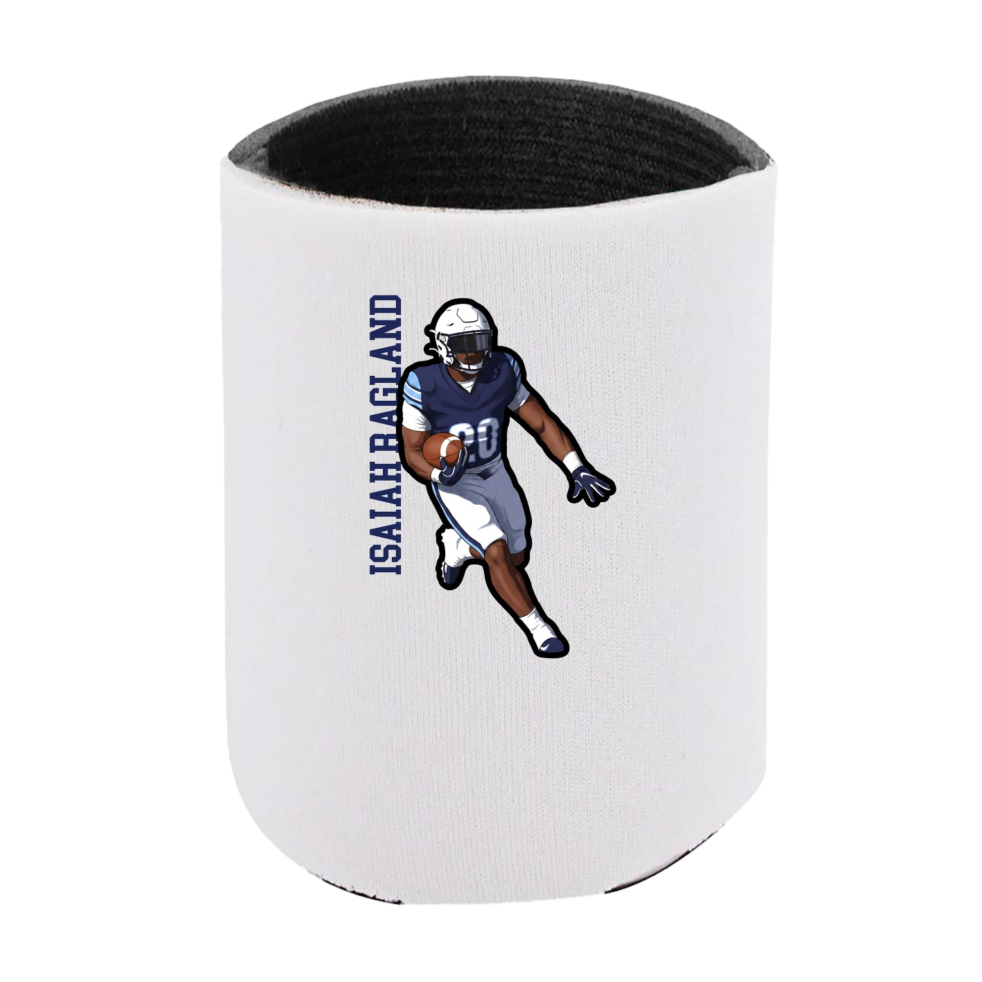 Can Holder — Name Vertical in White