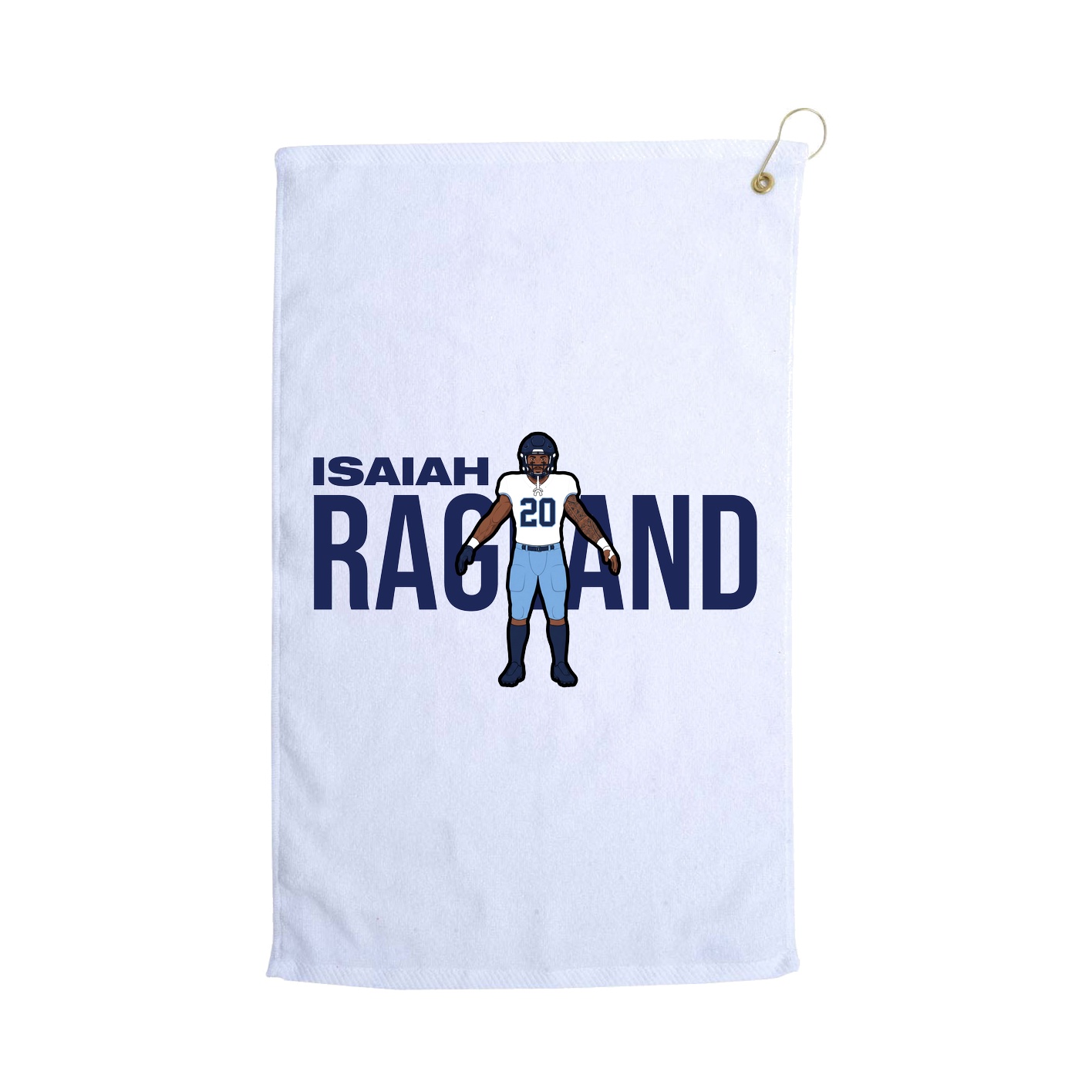 Golf Towel — Player Name in White