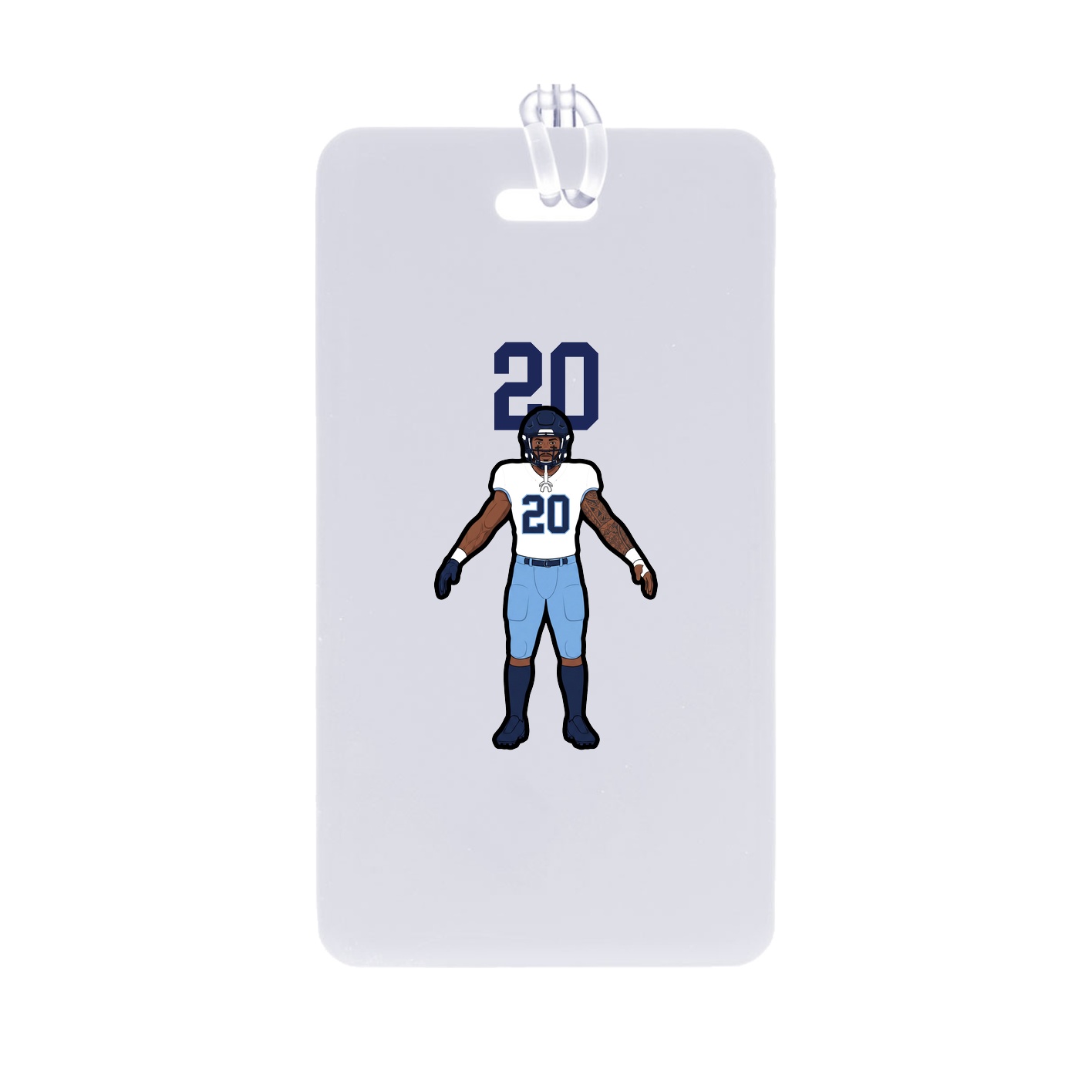 Bag Tag — Number Top in Classic