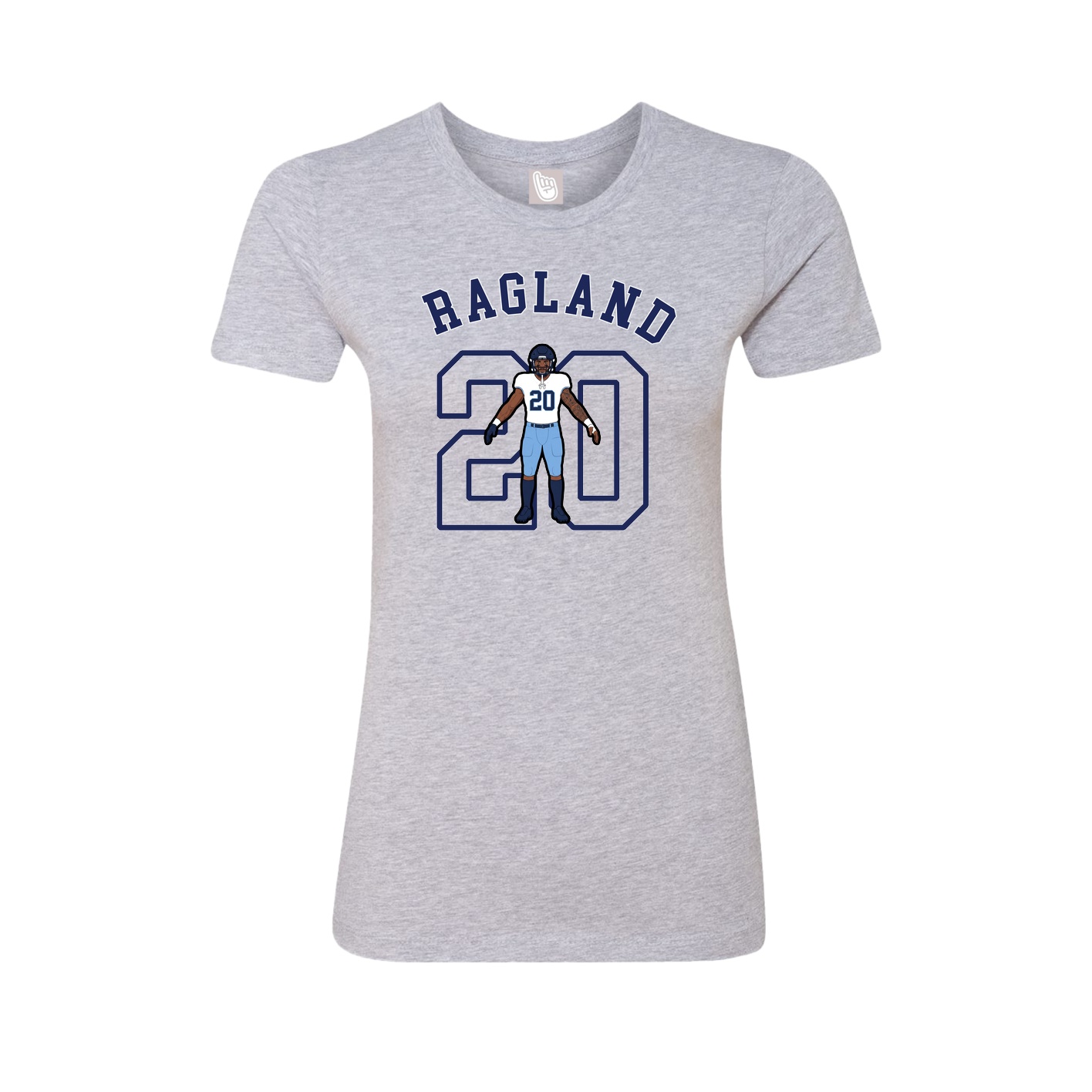Fitted Women's Tee — Shirsey Arch in Grey