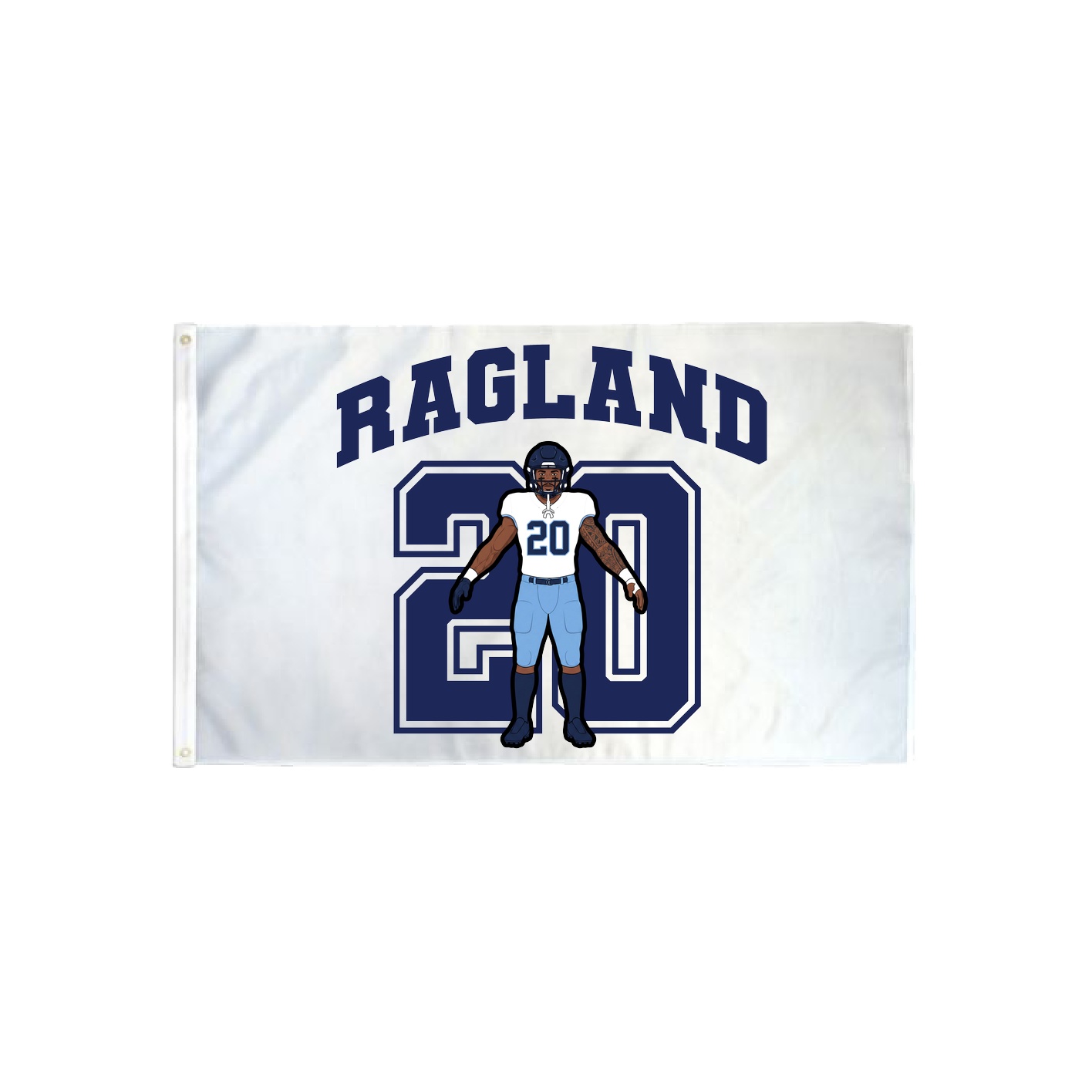 3x5 Flag — Number in Classic