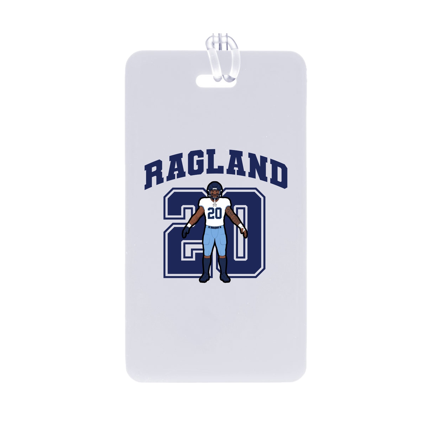 Bag Tag — Number in Classic
