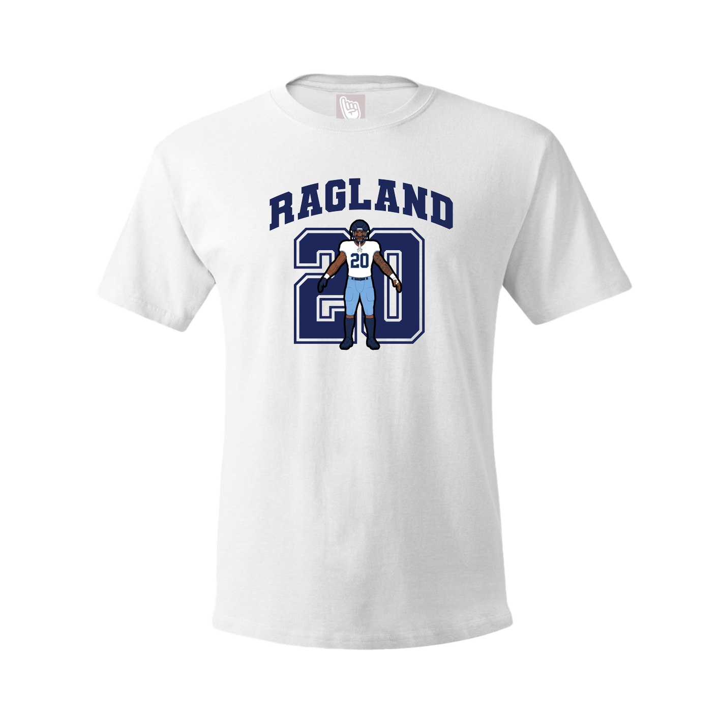 Tee — Number in White