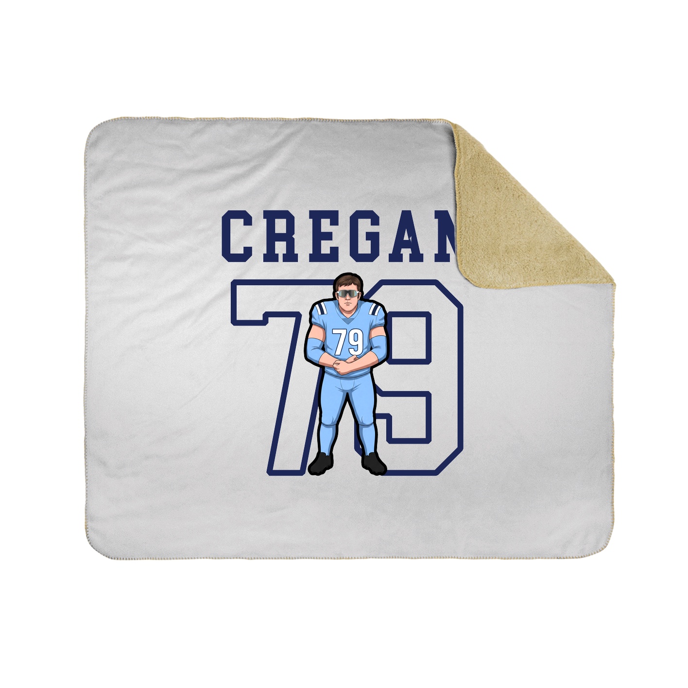 Throw Blanket — Shirsey in White