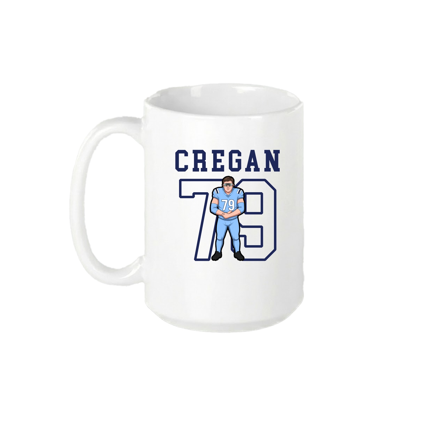15oz Coffee Mug — Shirsey in White