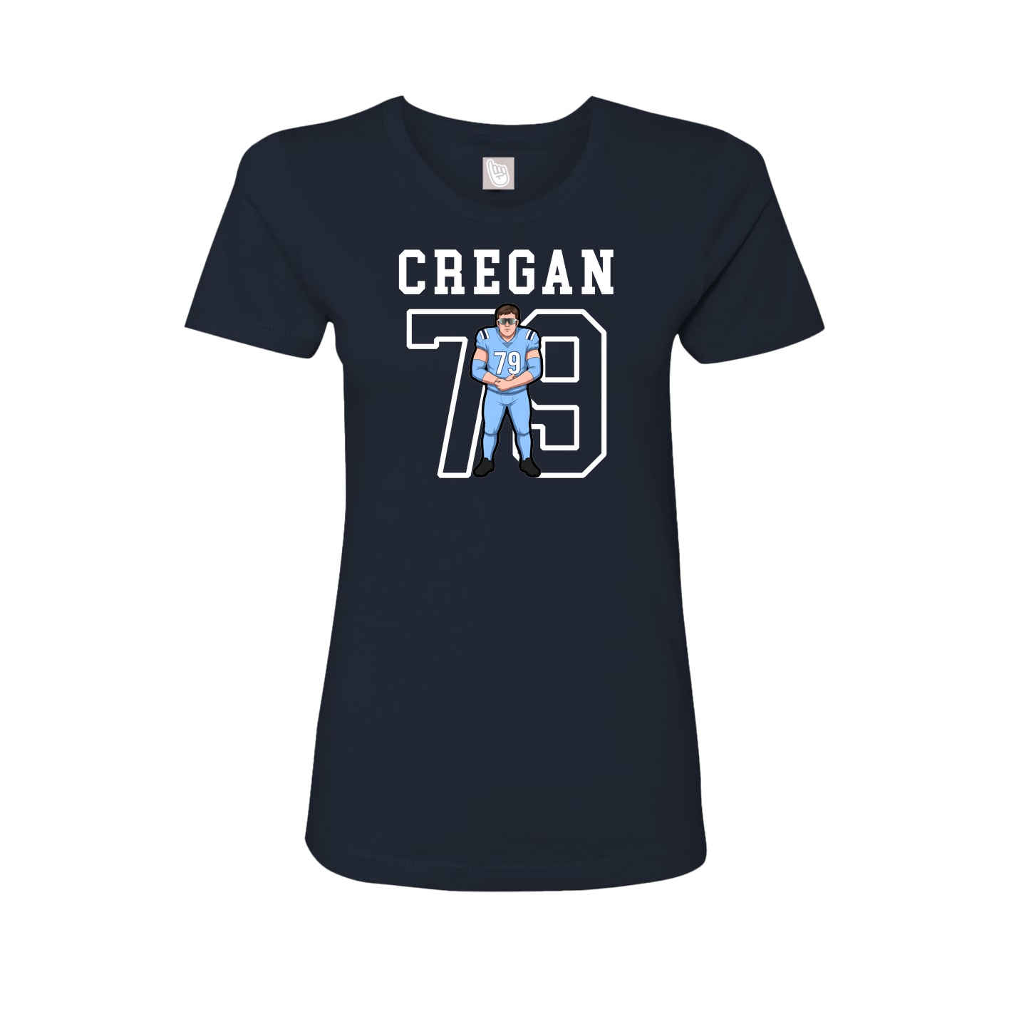 Fitted Women's Tee — Shirsey in Navy