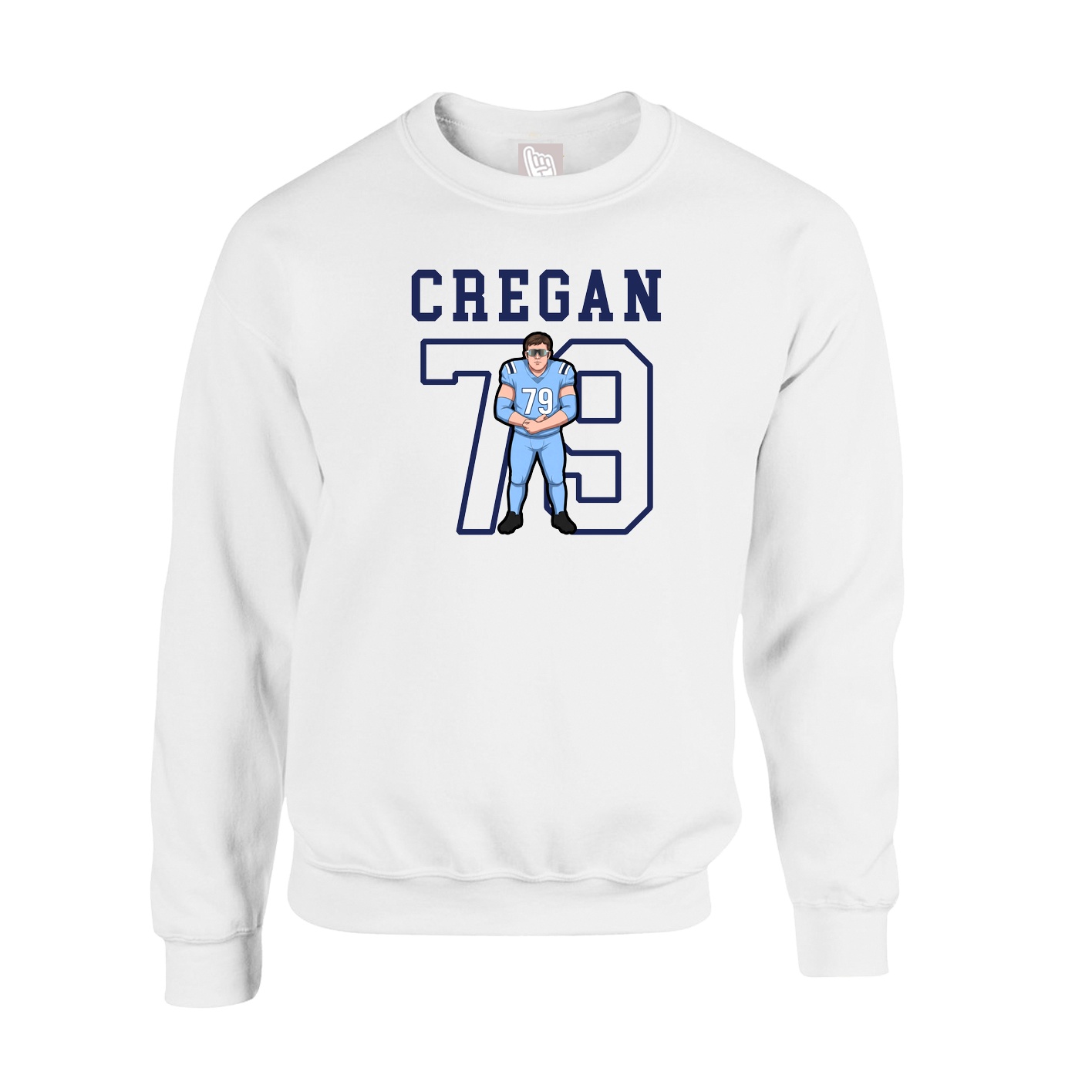 Fleece Crew — Shirsey in White