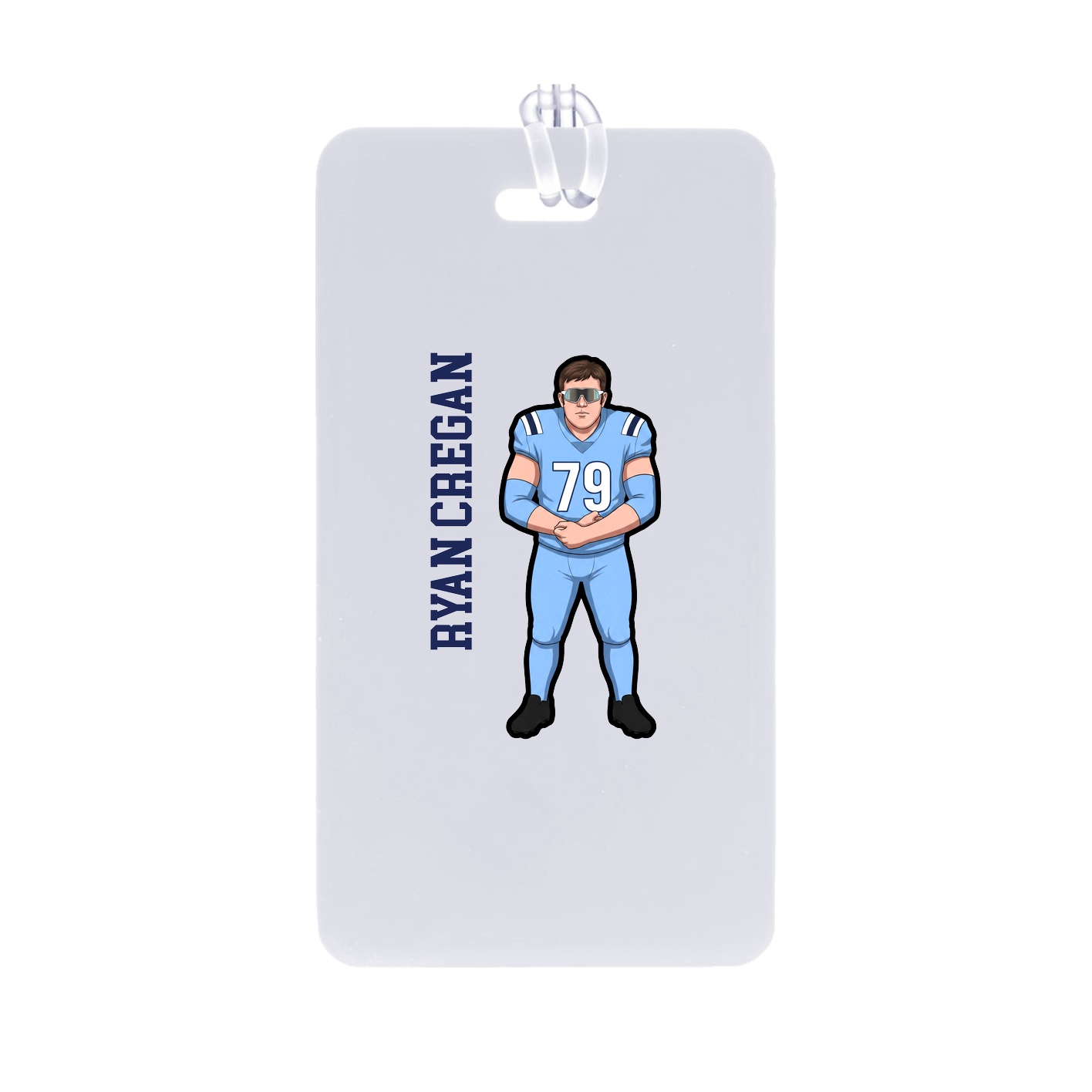 Bag Tag — Name Vertical in Classic