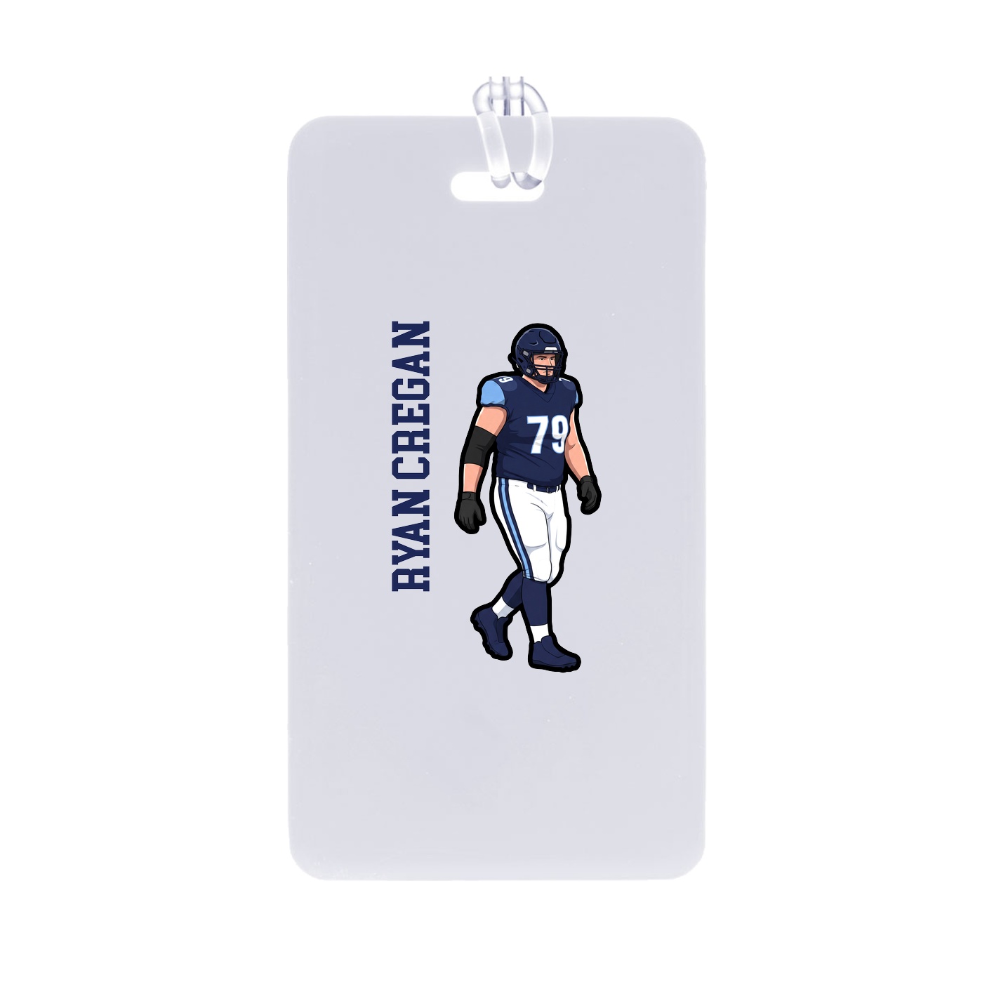 Bag Tag — Name Vertical in Classic