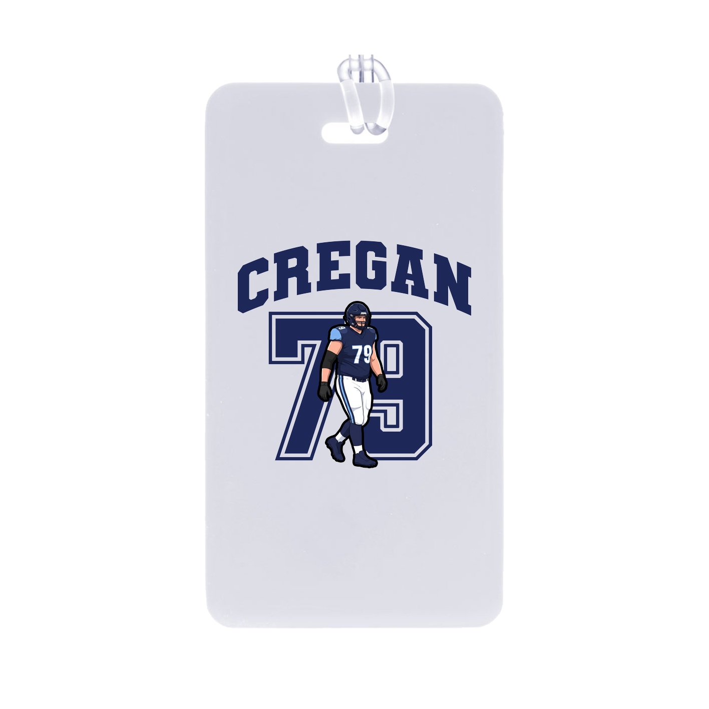 Bag Tag — Number in Classic