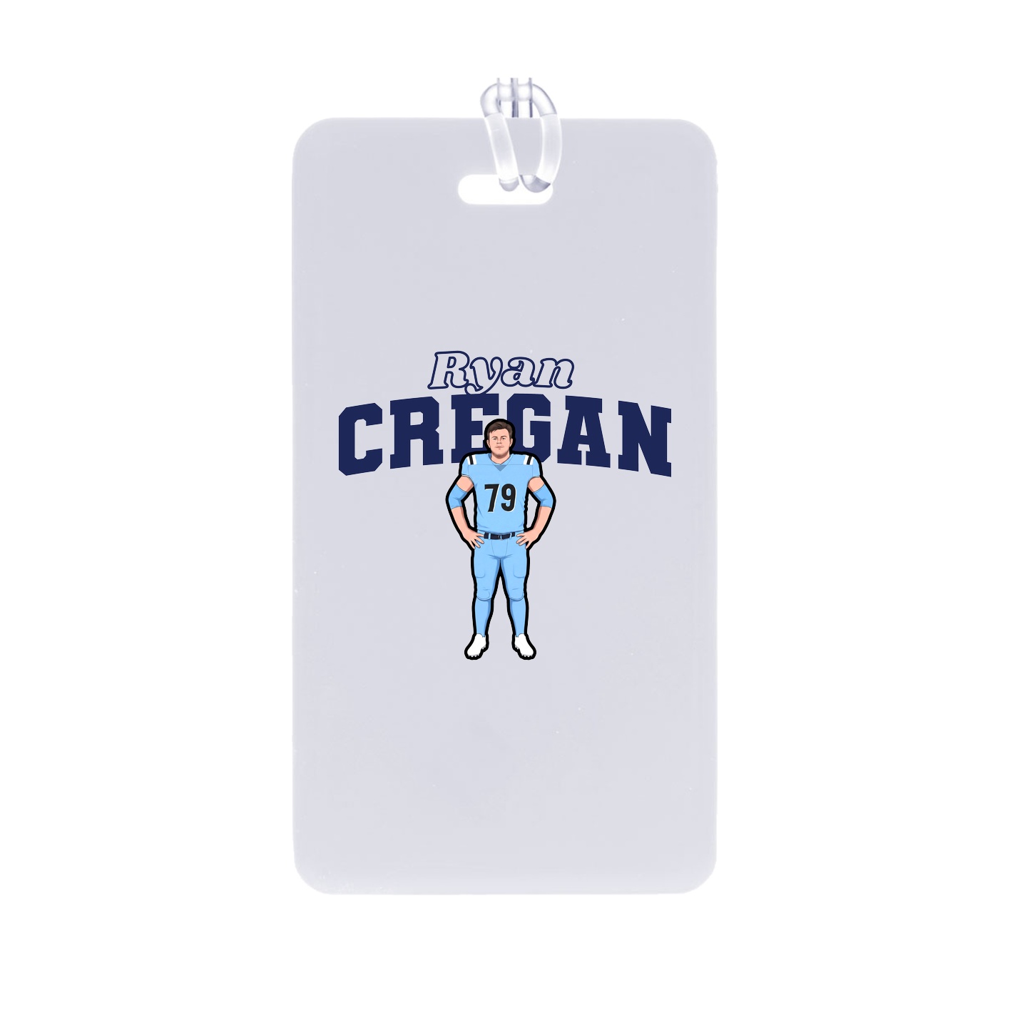 Bag Tag — Name Arch in Classic