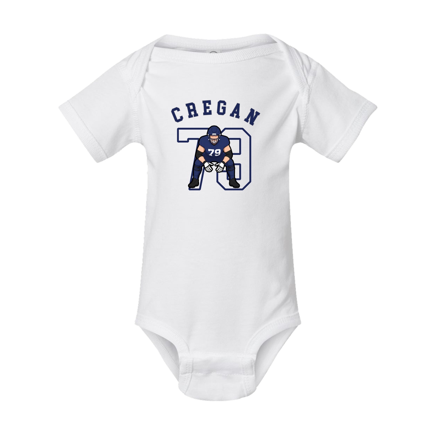 Baby Onesie — Shirsey Arch in White