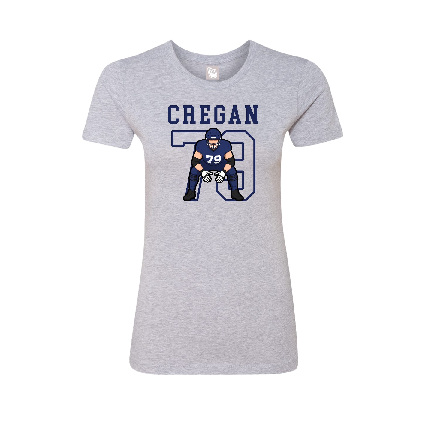 Fitted Women's Tee — Shirsey in Grey