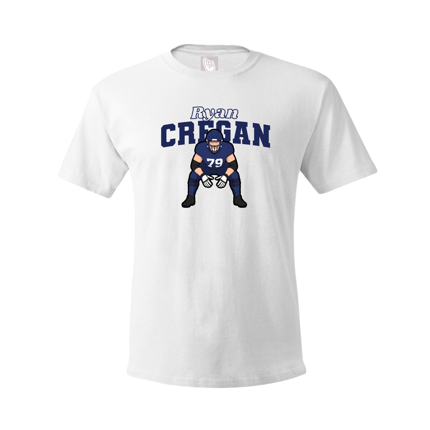 Tee — Name Arch in White