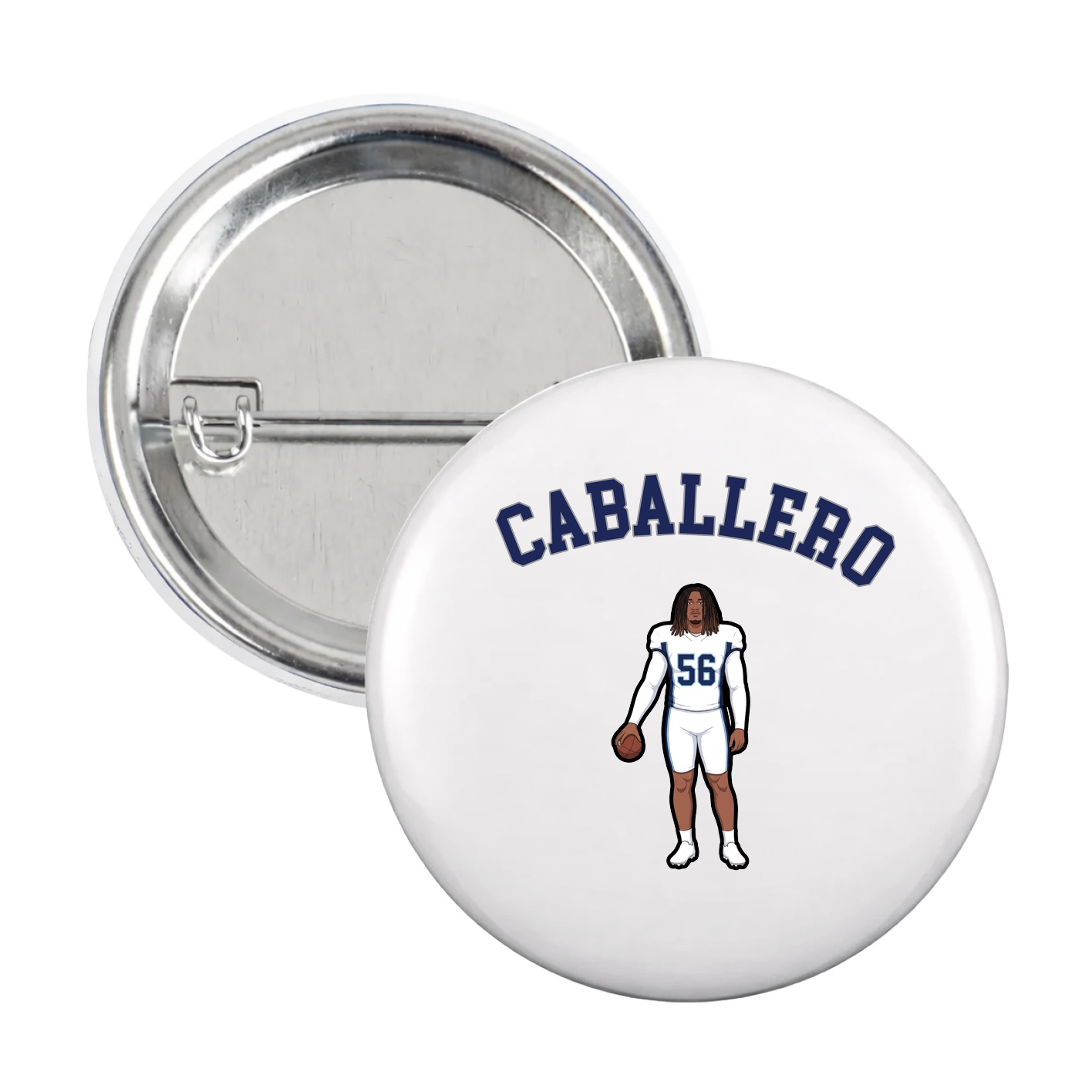 Game Day Button — Shirsey Arch in White