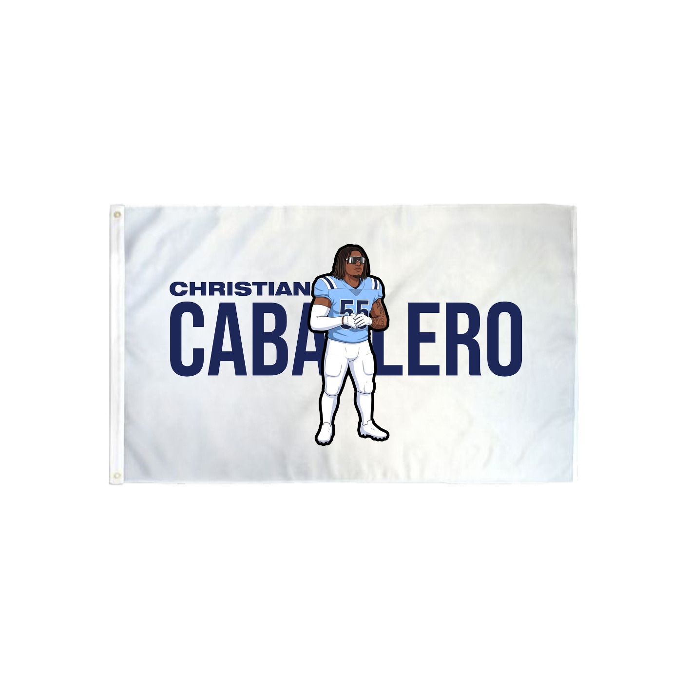 3x5 Flag — Player Name in Classic