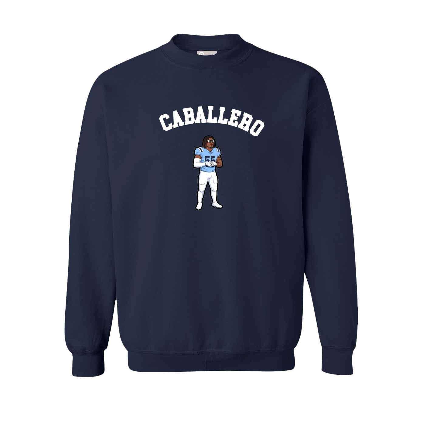 Fleece Crew — Shirsey Arch in Navy