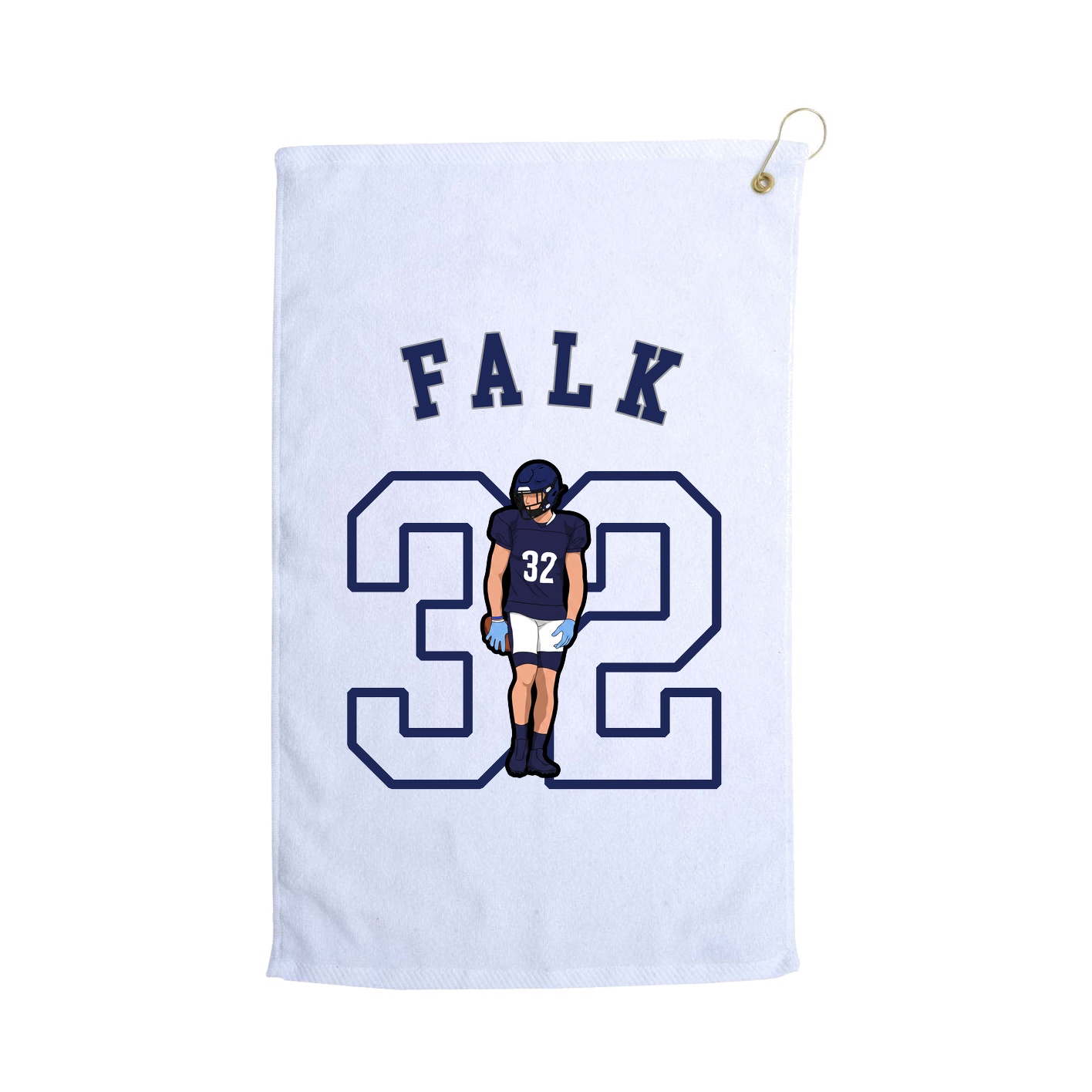 Golf Towel — Shirsey Arch in White