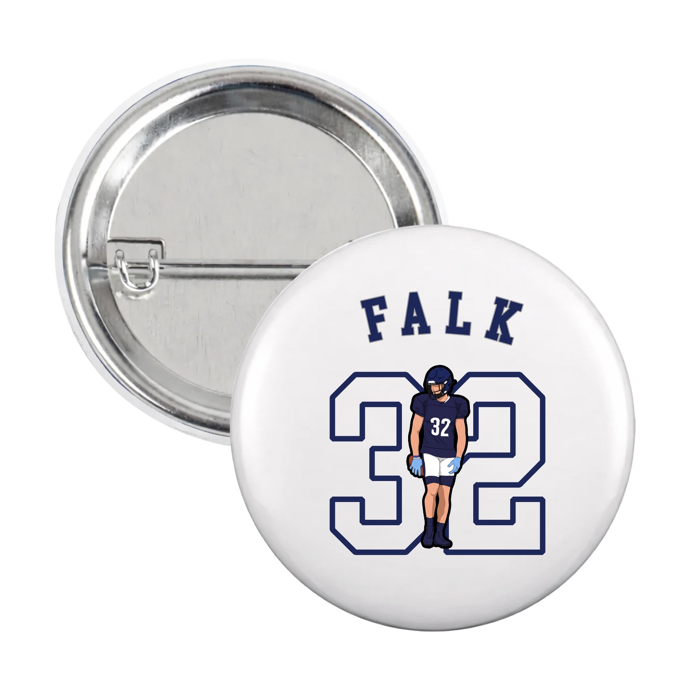 Game Day Button — Shirsey Arch in White