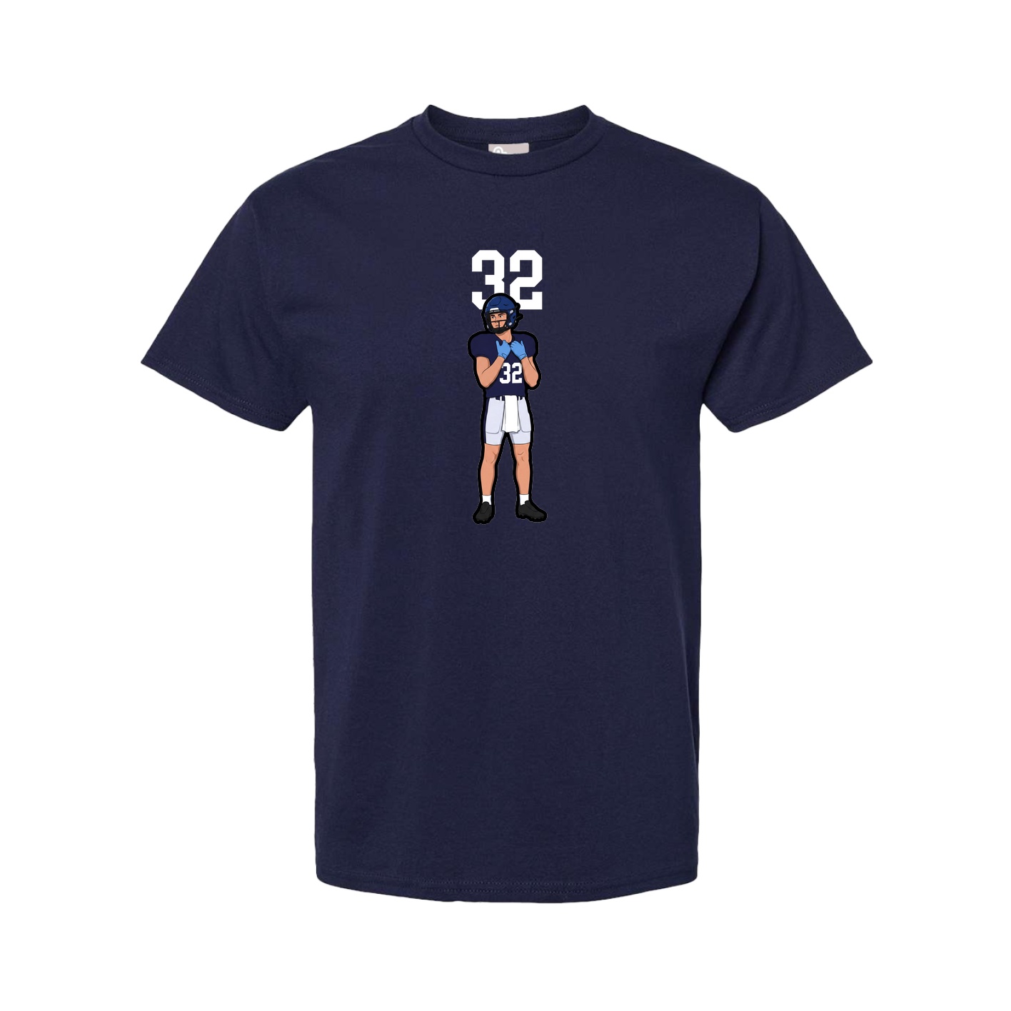 Tee — Number Top in Navy