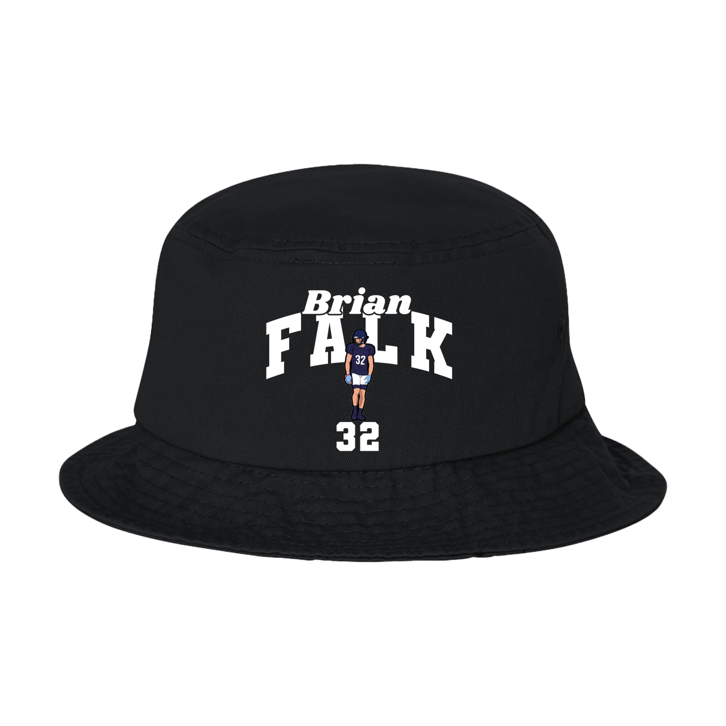 Bucket Cap — Signature Arch in Black