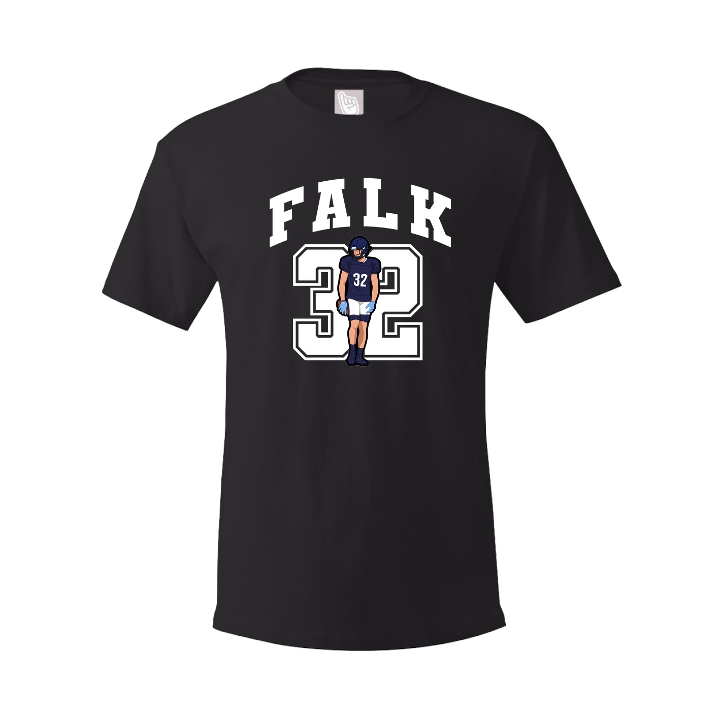 Youth Tee — Number in Black