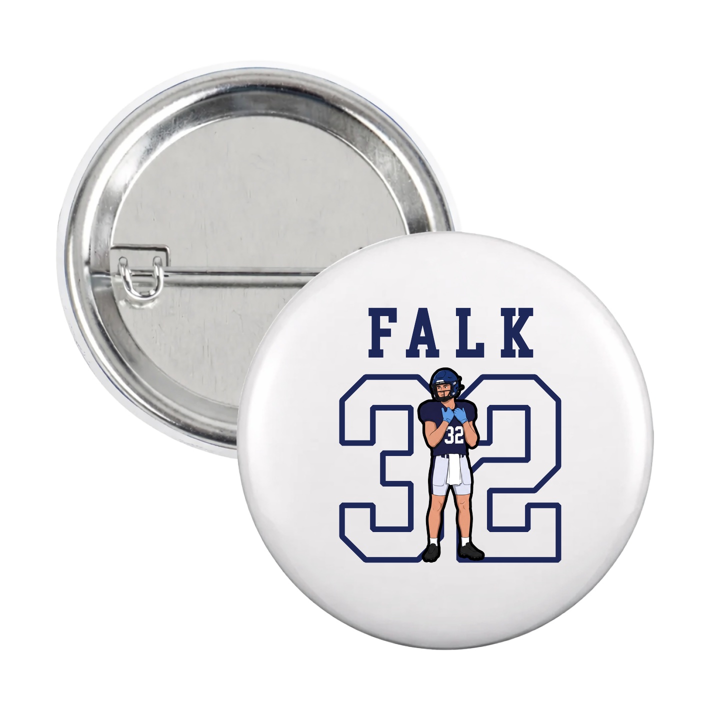 Game Day Button — Shirsey in White