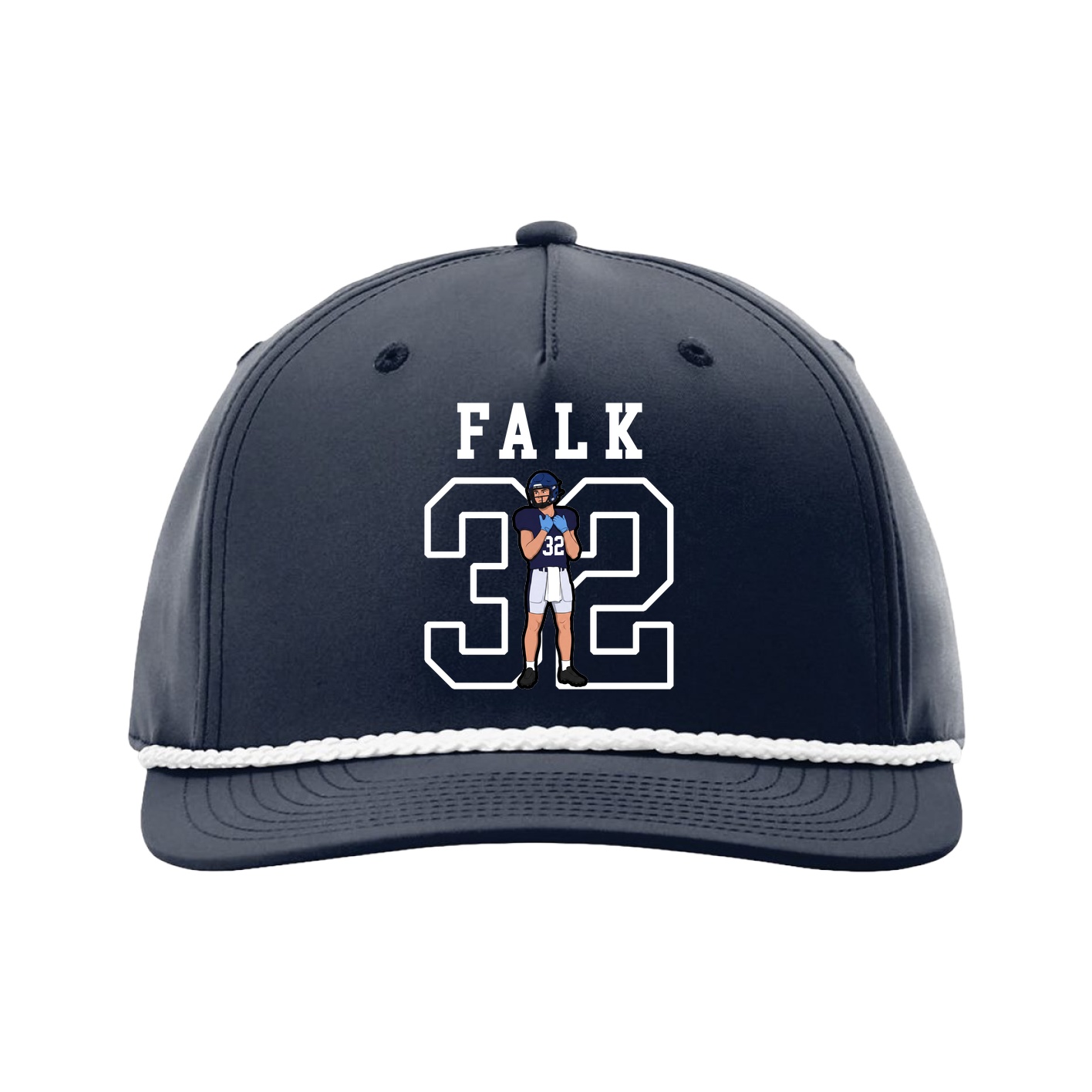Five-Panel Classic Rope Cap — Shirsey in Navy