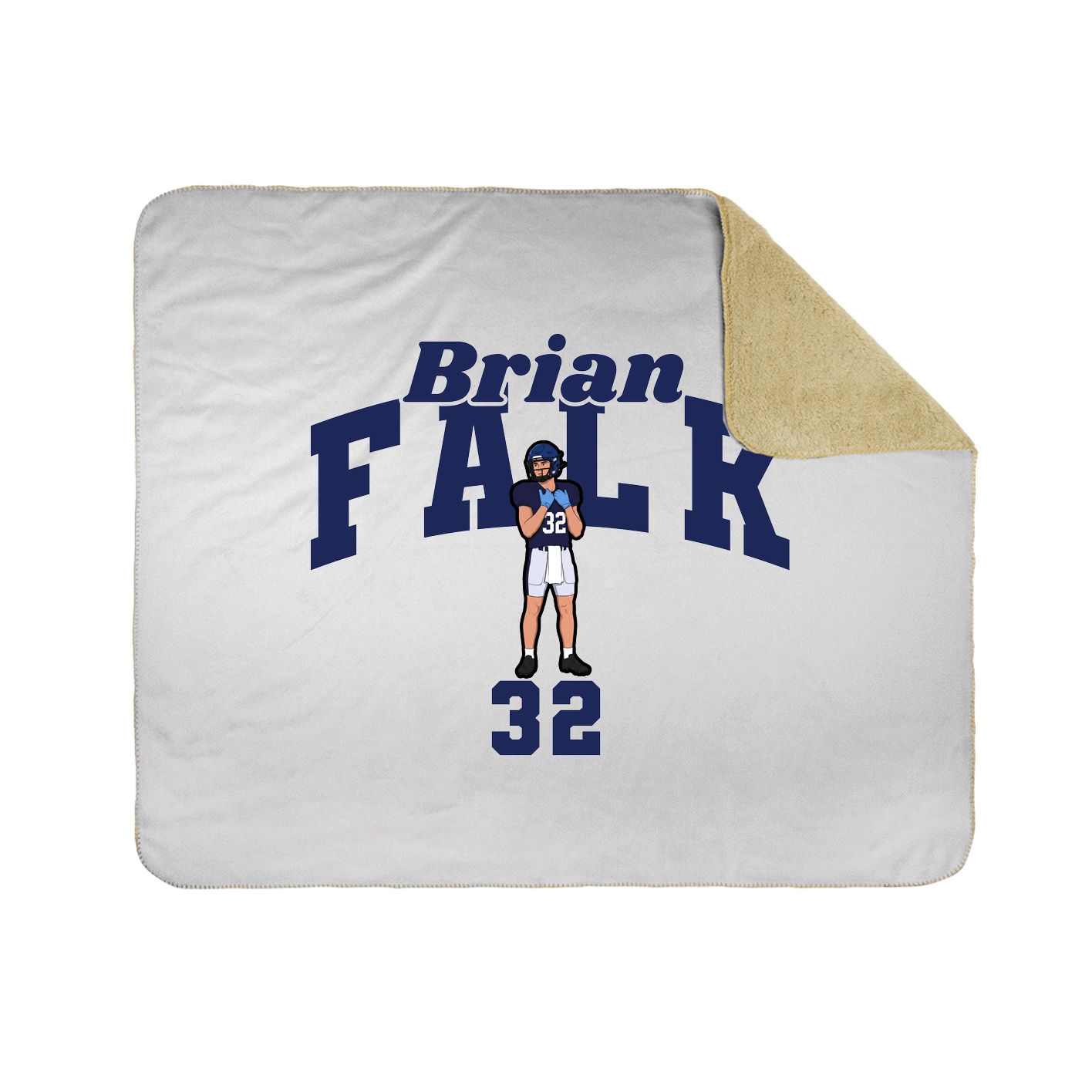 Throw Blanket — Signature Arch in White