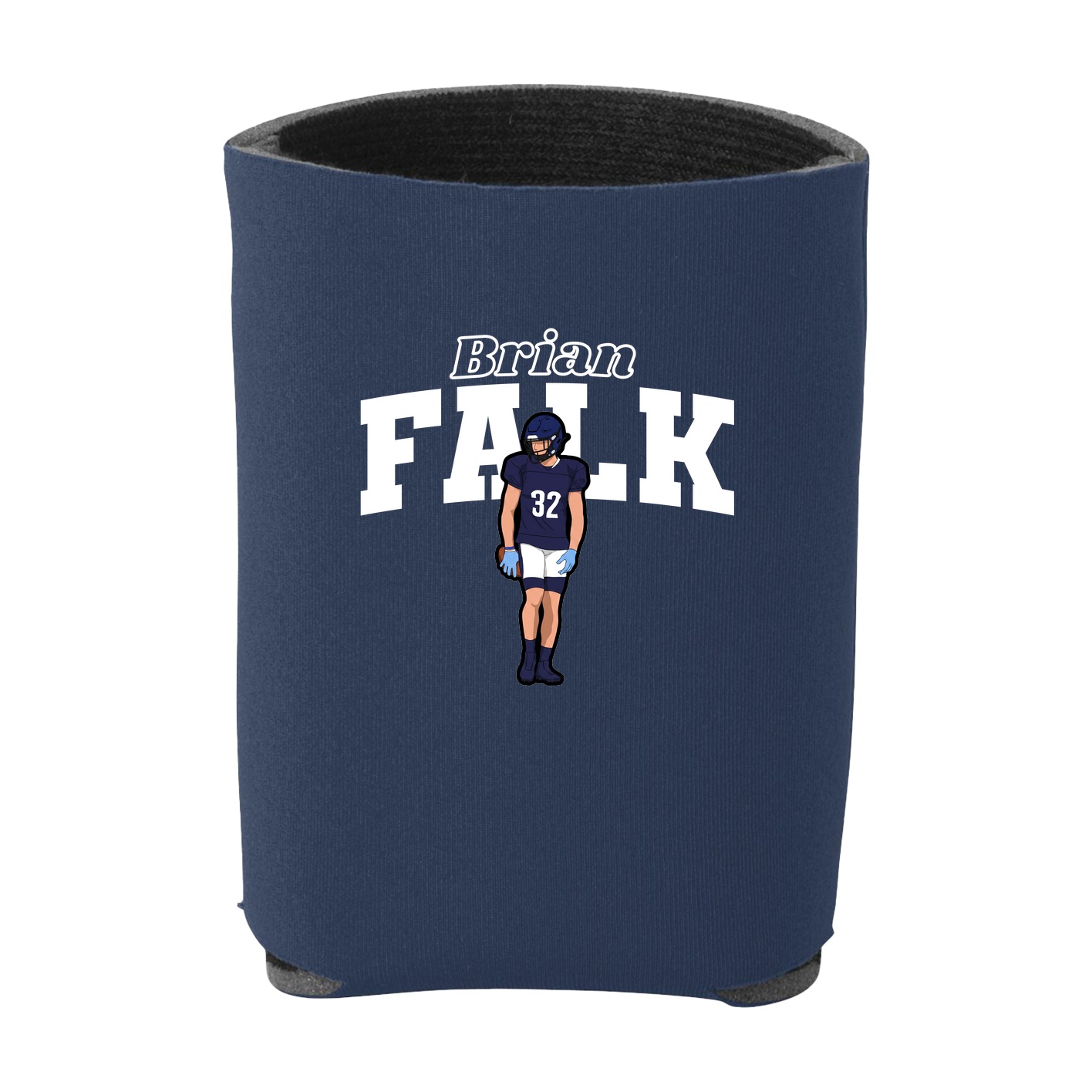 Can Holder — Name Arch in Navy