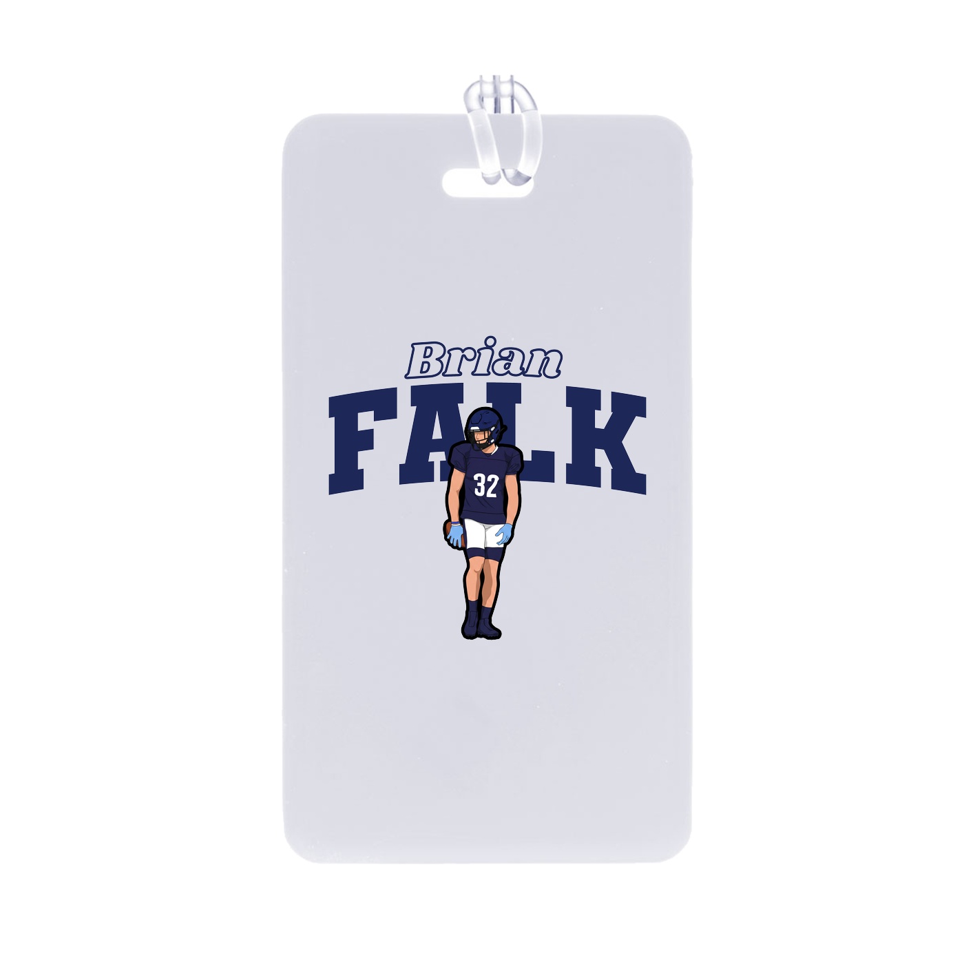 Bag Tag — Name Arch in Classic