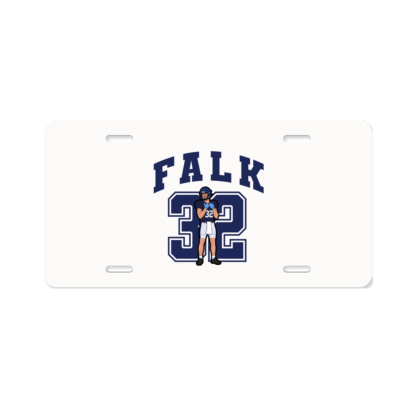 License Plate — Number in Classic