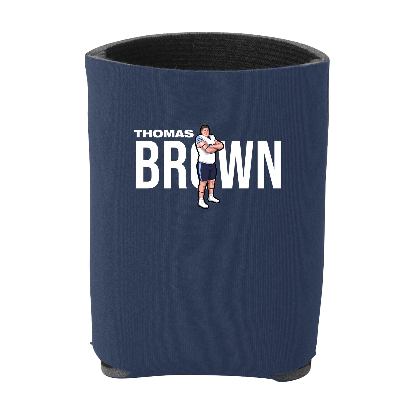 Can Holder — Player Name in Navy