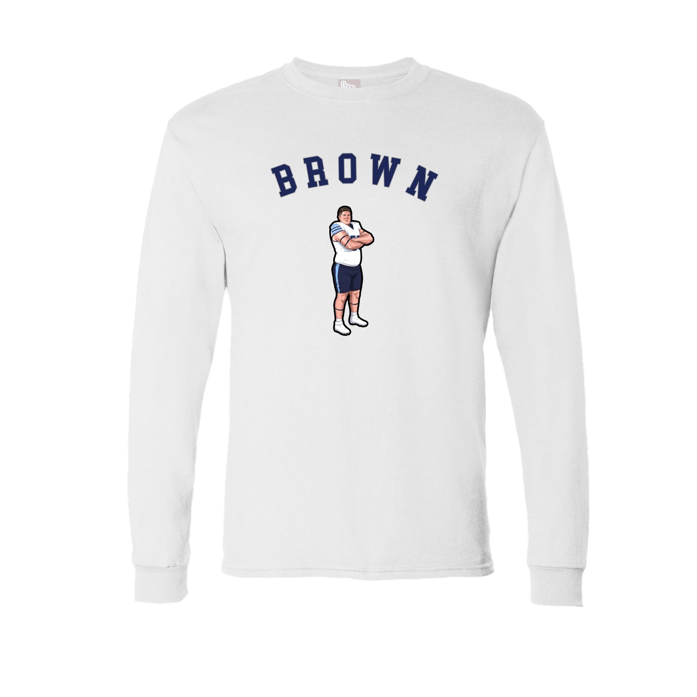 Long Sleeve Tee — Shirsey Arch in White