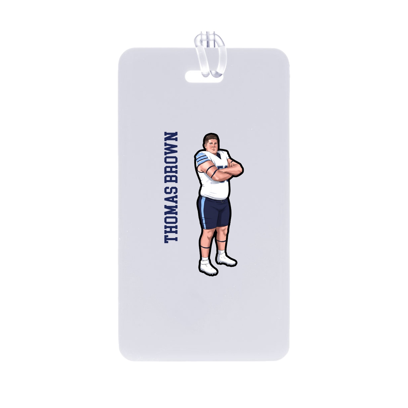 Bag Tag — Name Vertical in Classic